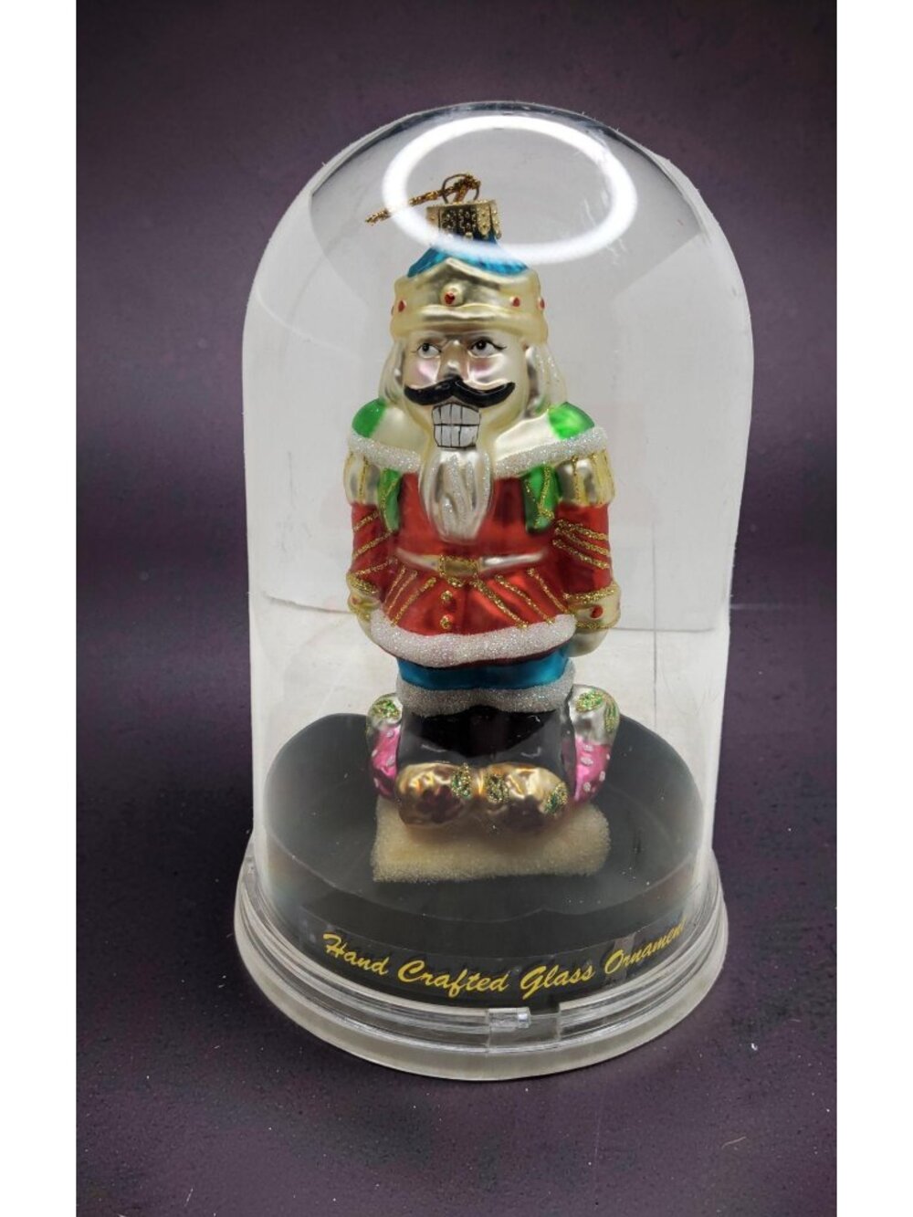 vintage unique treasures collection limited series hand crafted glass Nutcracker